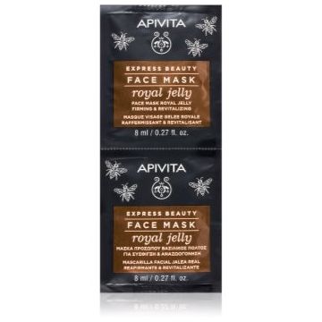 Apivita Express Beauty Anti-aging Face Mask Royal Jelly masca faciala revitalizanta cu efect de întărire