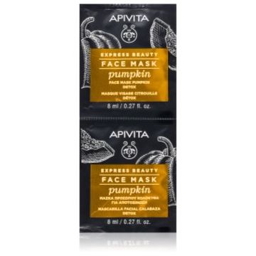 Apivita Express Beauty Detox Face Mask Pumpkin masca faciala detoxifianta