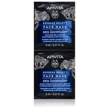 Apivita Express Beauty Moisturizing Face Mask Sea Lavender mască pentru față cu efect de hidratare