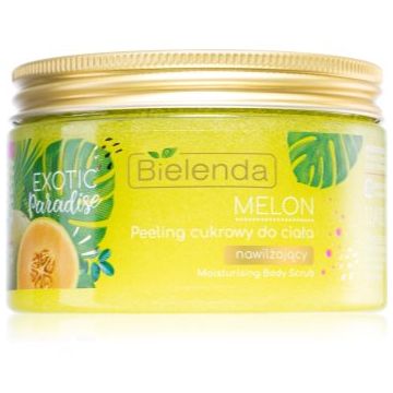 Bielenda Exotic Paradise Melon Exfoliant hidratant din zahar