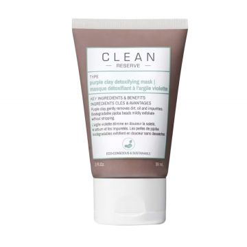 Clean Reserve - Masca Detoxifianta pentru Ten cu Argila Purple Clay, 59 ml (Gramaj: 59 ml)
