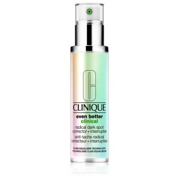 Clinique Even Better™ Clinical Radical Dark Spot Corrector + Interrupter ser cu efect iluminator impotriva petelor