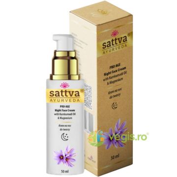 Crema de Fata Antirid de Noapte cu Ulei de Kumkumadi si Magneziu 50ml