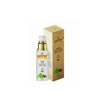 Crema de ochi antirid cu cofeina si centella 30ml, Sattva Ayurveda