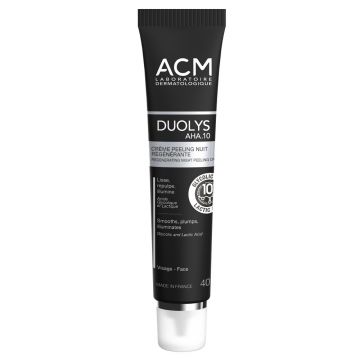 Crema peeling regeneratoare de noapte Duolys AHA.10 ACM , 40 ml
