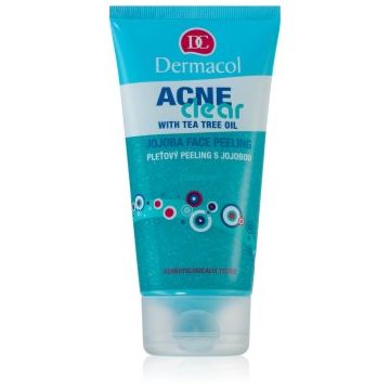 Dermacol Acne Clear demachiant cu efect de peenling pentru pielea problematica
