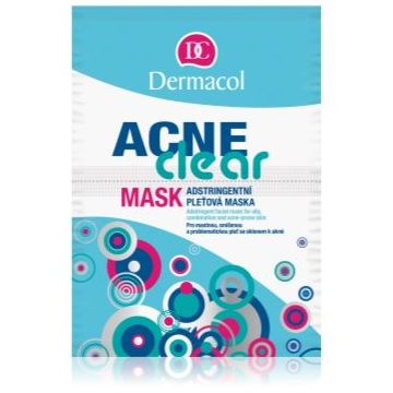Dermacol Acne Clear mască pentru față pentru ten acneic