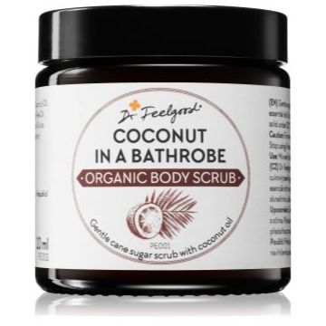 Dr. Feelgood Organic Coconut in a Bathrobe exfoliant din zahar cu ulei de cocos