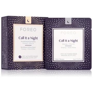 FOREO UFO™ Call It a Night mască de noapte pentru revitalizarea și reînnoirea pielii cu efect de nutritiv