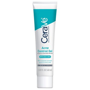 Gel de Fata, Cerave, Acne Control gel, cu AHA si BHA, pentru Ten cu Tendinta Acneica, Anti-Imperfectiuni, 40ml Gel de Fata, Cerave, Acne Control gel, cu AHA si BHA, pentru Ten cu Tendinta Acneica, Anti-Imperfectiuni, 40ml