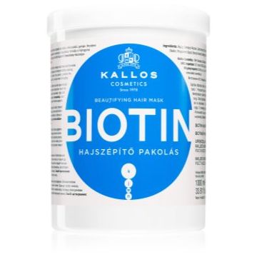 Kallos KJMN Professional Biotin Mască pentru păr subțire, slab și fragil