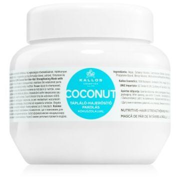 Kallos KJMN Professional Coconut masca hranitoare pentru par deteriorat