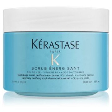 Kérastase Fusio Scrub Énergisant exfoliant de curățare pentru un scalp seboreic