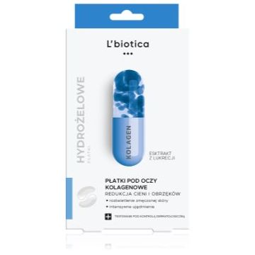 L’biotica Masks Masca de colagen pentru ochi  împotriva ridurilor și a cearcănelor întunecate