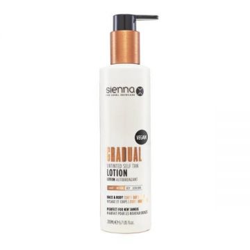 Lotiune Autobronzanta Sienna X – Gradual Untinted Self Tan Lotion, 200 ml
