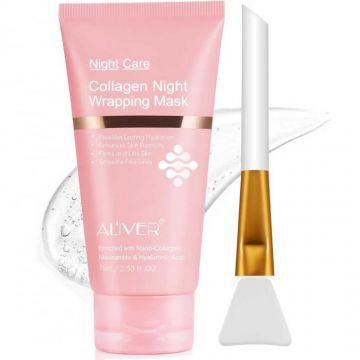 Masca de Noapte cu Colagen, Niacinamide, Hidratare profunda, 75 ml