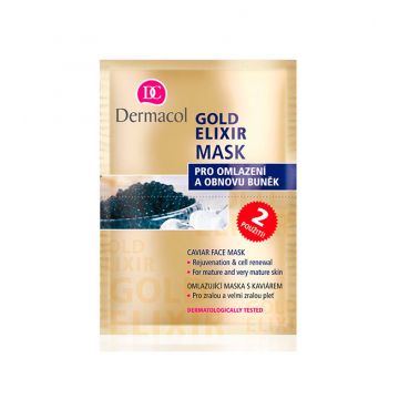 Masca pentru fata, 2x8 g Gold Elixir (Concentratie: Masca pentru fata, Gramaj: 8 g)