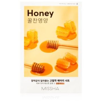Missha Airy Fit Honey mască textilă iluminatoare