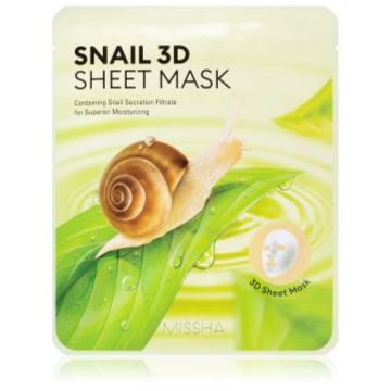 Missha Snail masca de celule cu efect de curatare si reimprospatare extract de melc