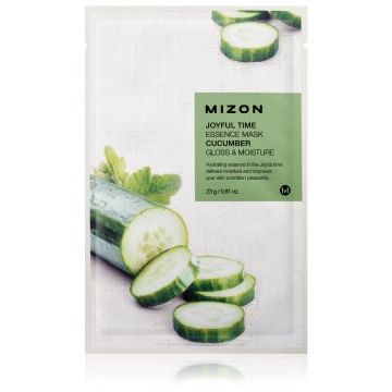 Mizon Joyful Time Cucumber Mască textilă cu efect de iluminare și hidratare