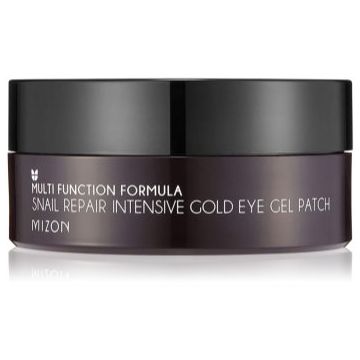 Mizon Multi Function Formula  Snail Masca pentru ochi pentru reducerea cearcanelor cu aur