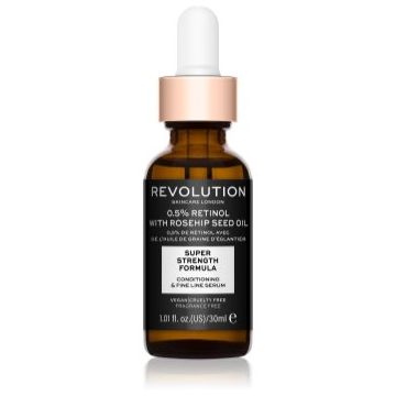 Revolution Skincare Retinol 0.5% With Rosehip Seed Oil ser hidratant si impotriva ridurilor
