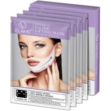 Set 4 Masti Premium pentru Barbie Dubla, Lifting Facial, V-Line Elaimei