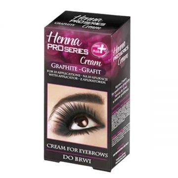 SHORT LIFE - Vopsea Crema pentru Sprancene, Grafit - Verona Professional Henna Proseries Cream for Eyebrows Graphite, 15 ml