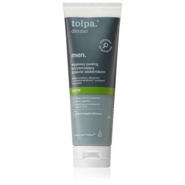 Tołpa Dermo Men Pure exfoliant de curățare impotriva punctelor negre