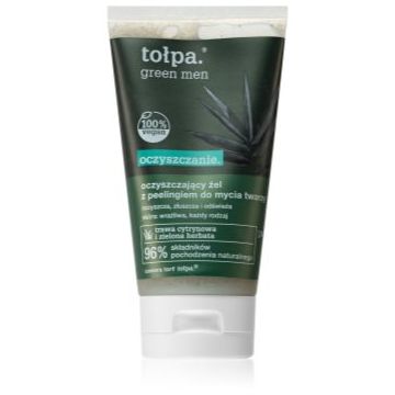 Tołpa Green Men gel exfoliant de curatare cu efect de hidratare