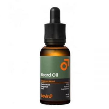 Ulei de barbă Beviro Bergamia Wood Beard Oil, 30 ml