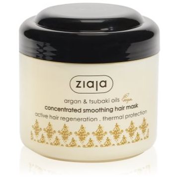 Ziaja Argan Oil masca pentru netezire pentru păr uscat și deteriorat