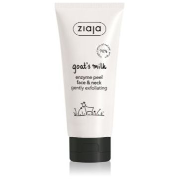 Ziaja Goat's Milk curatare usoara dupa exfoliere pentru față și gât