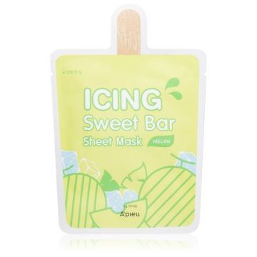 A’pieu Icing Sweet Bar Mask Melon mască textilă calmantă