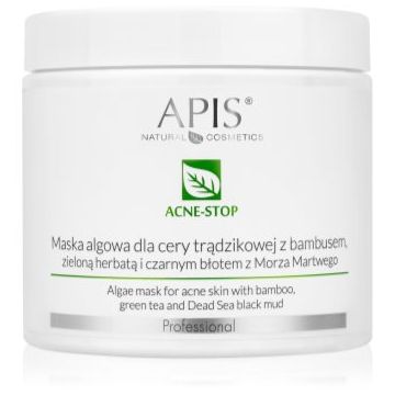 Apis Natural Cosmetics Acne-Stop Professional mască de curățare și catifelare pentru tenul gras, predispus la acnee