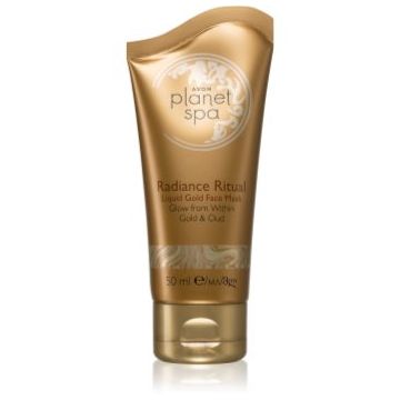 Avon Planet Spa Radiance Ritual masca faciala hidratanta cu aur