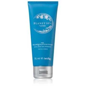 Avon Planet Spa The Tranquility Ritual exfoliant facial cu minerale din Marea Moartă