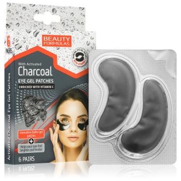 Beauty Formulas Charcoal masca hidrogel pentru ochi cu cărbune activ