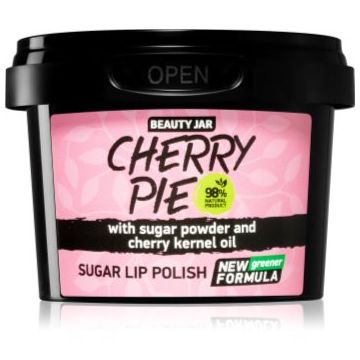 Beauty Jar Cherry Pie exfoliant din zahar de buze
