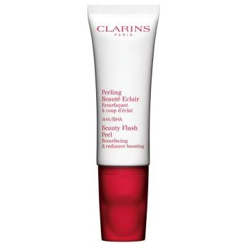 Clarins Beauty Flash Peel exfoliant pentru a netezi pielea și de nutriție pentru iluminare instantanee