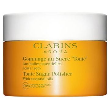 Clarins Tonic Sugar Polisher exfoliant iluminator cu efect revitalizant