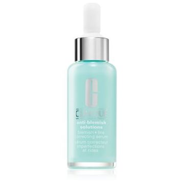 Clinique Anti-Blemish Solutions™ Anti-blemish + Line Correcting Serum ser pentru uniformizare pentru ten acneic