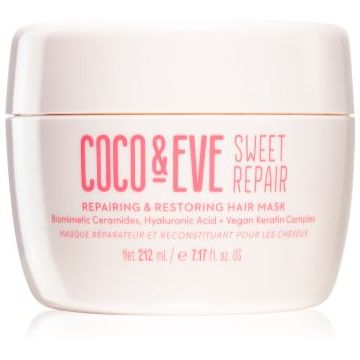 Coco & Eve Sweet Repair Repairing & Restoring Hair Mask masca hidratanta pentru intarire si stralucire