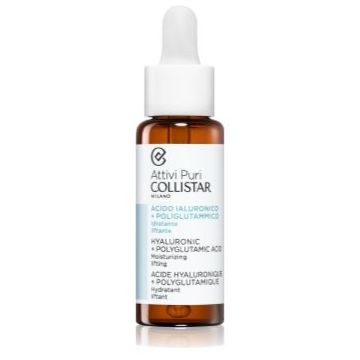 Collistar Attivi Puri Hyaluronic + Polyglutamic Acid Serum ser facial cu efect de lifting cu acid hialuronic