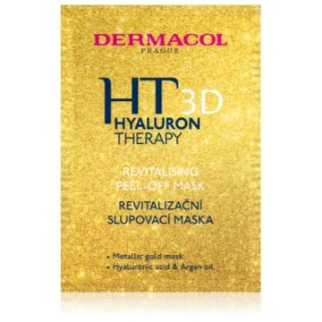 Dermacol Hyaluron Therapy 3D masca revitalizanta pentru fata cu efect de peeling cu acid hialuronic
