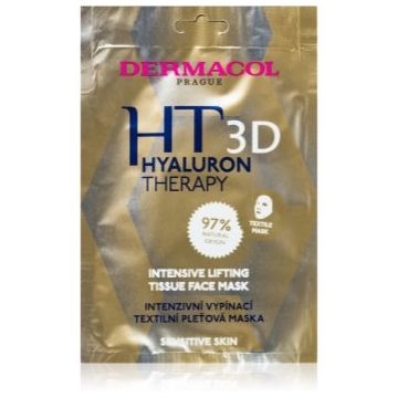 Dermacol Hyaluron Therapy 3D mască textilă cu efect de lifting pentru tonifierea pielii