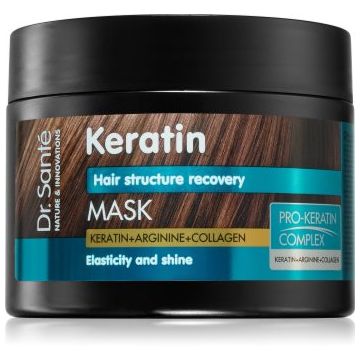 Dr. Santé Keratin masca hranitoare si regeneratoare pentru parul fragil , lipsit de stralucire
