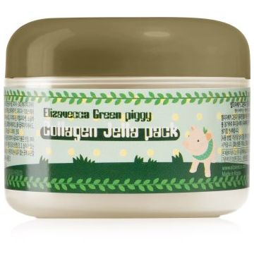 Elizavecca Green Piggy Collagen Jella Pack mască de colagen, cu efect de fermitate pentru regenerare intensiva si fermitate