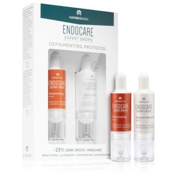 Endocare Expert Drops ser cu efect iluminator pentru uniformizarea nuantei tenului