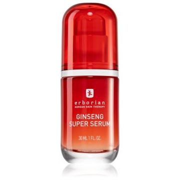 Erborian Ginseng Super Serum ser pentru contur cu efect de netezire
